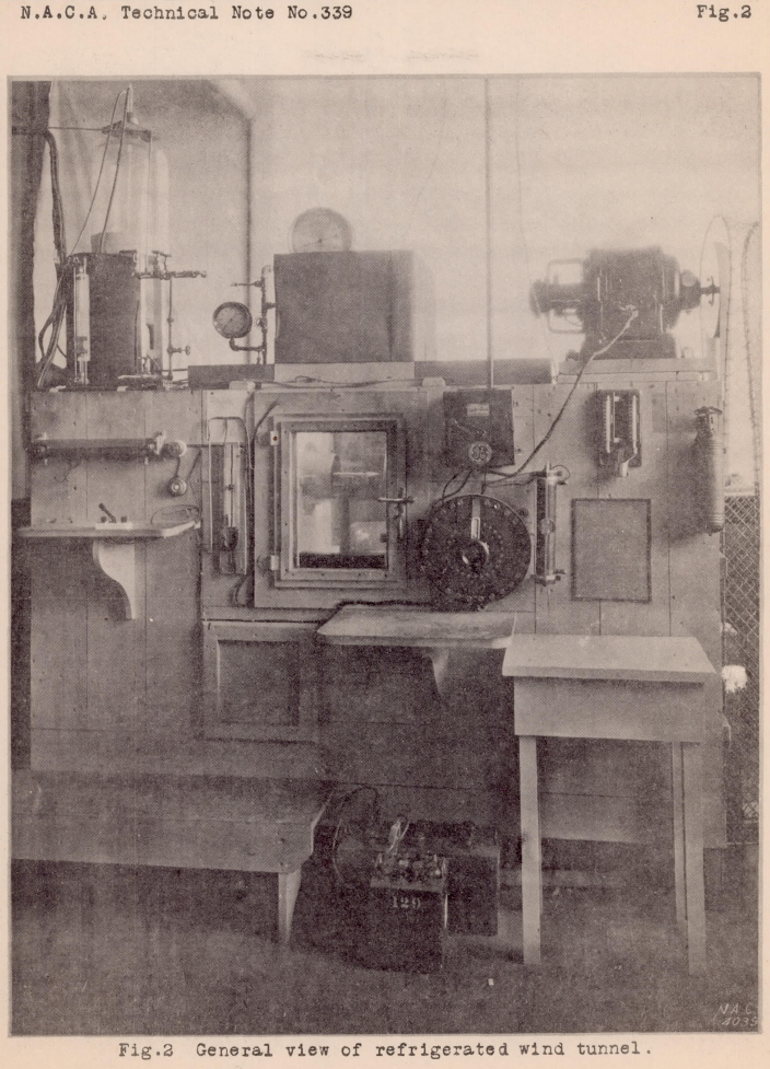 Figure 2. General view of refrigerated wind tunnel.